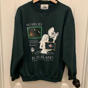Jungles No Species is an Island crewneck